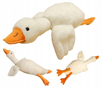 MASKOTKA PLUSZAK PODUSZKA GĘŚ DŁUGi 160 cm GĄSKA
