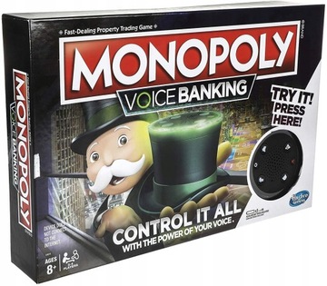 GRA MONOPOLY VOICE BANKING FRANCUSKA HASBRO