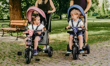 ПОВОРОТНЫЙ ТРЕХКОЛЕСНЫЙ ВЕЛОСИПЕД 2-в-1 LIONELO TRIS