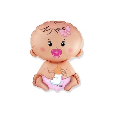 Balon foliowy Bobas dziewczynka