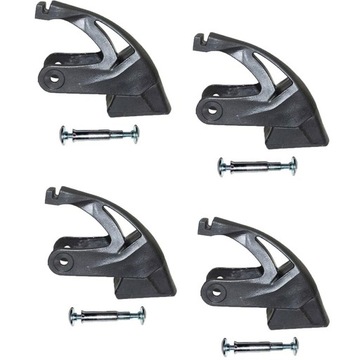 Set of 4 Rubber Brake Pads for Roller Skates