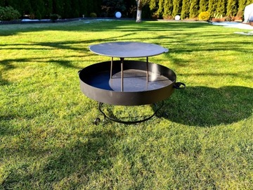 ЧУГУННАЯ СКОВОРОДА ВОК ДЛЯ КОСТРА 45см ГРИЛЬ