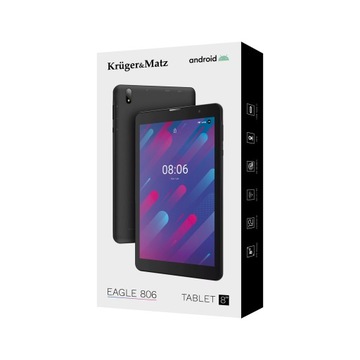 Планшет Kruger&Matz 8 дюймов EAGLE 806 3/32 ГБ GPS USB-C 4G LTE SIM OTG Android 13