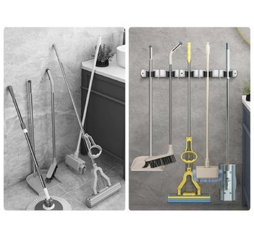НАСТЕННАЯ ВЕШАЛКА ДЕРЖАТЕЛЬ ДЛЯ САДОВЫХ ИНСТРУМЕНТОВ МЕТЛЫ ШВАБРЫ ГРАБЛИ ПАЛЯКИ