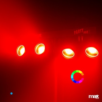 Комплект освещения PARTYBAR11 4x 20 Вт COB DMX