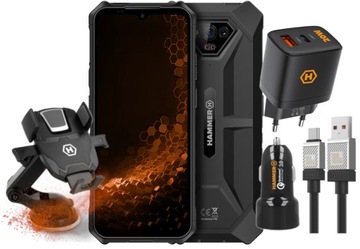 HAMMER IRON 5 z noktowizją IP68 wytrzymały ekran 6,5' 6320mAh Czarny