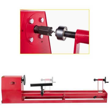 Токарный станок по дереву VEVOR 1000*350 мм, 400 Вт, 3400 об/мин