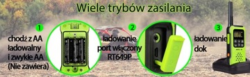 Retevis RT649P Walkie Talkie (1 para, zielona)