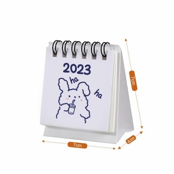 Desk Calendar Easy Store Standing Accurate Anti-rust Mini Desk Calendar