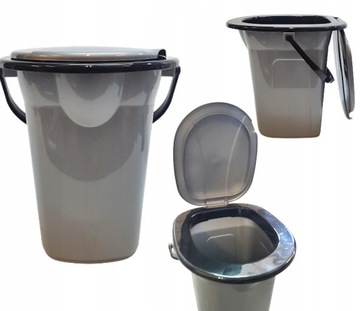 WC WIADRO TOALETOWE SEDES KLAPA POKRYWĄ TOALETA CHORYCH REMONTU TURYSTYCZNA