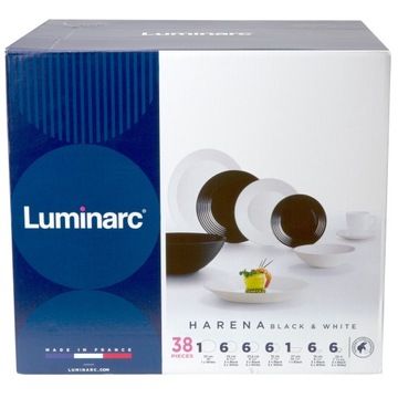 LUMINARC HARENA УЖИННЫЙ СЕРВИС 38 предметов 6 ЧЕЛОВЕК P9626