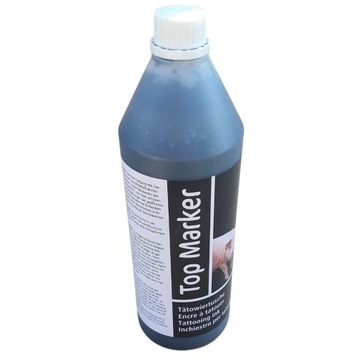 Жидкие чернила для татуировок Top Marker 1л черные