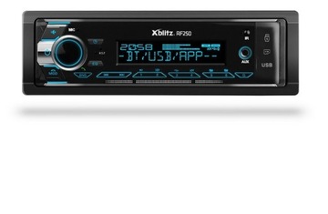 Xblitz RF250 Radio samochodowe Bluetooth AUX MP3 USB VarioColor