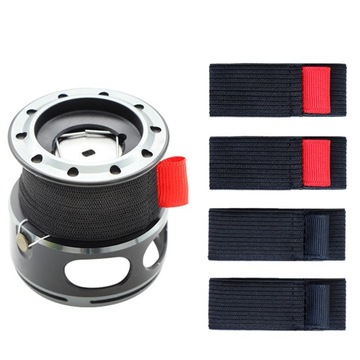 Черный рыболовный ремень 4x4 шт., аксессуары для рыболовных снастей Kołowro