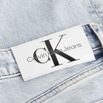 Calvin Klein Jeans spodnie J30J324847 1AA niebieski 33/32