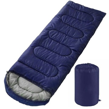 ŚPIWÓR TURYSTYCZNY WOJSKOWY KOŁDRA KAPTUR MUMIA CIEPŁY POKROWIEC