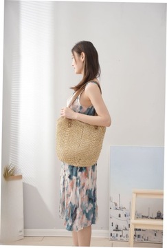 TORBY PLAŻOWE SŁOMIANE TORBY TOTE TOREBKI CROSSBODY