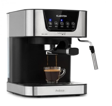 EKSPRES CIŚNIENIOWY DO KAWY Klarstein Arabica 1050 W srebrny/szary