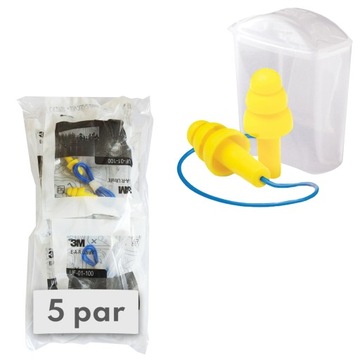 Zatyczki Stopery do uszu 3M EAR Ultrafit 5 Par