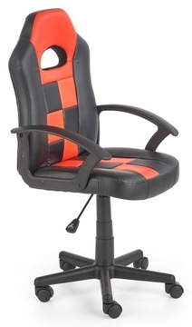 Fotel obrotowy STORM Czarny + Czerwony Halmar