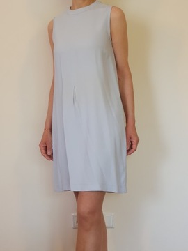 'S MAX MARA jasno-niebieska sukienka r. S/M oversize