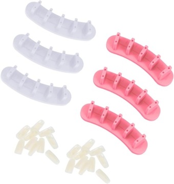 4 Zestawy Do ?wiczeń Manicure Zestaw Do Zdobienia Paznokci Stojak Do Paznok