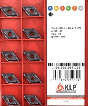 PŁYTKI WIELOOSTRZOWE DNMG 150608-NM KLP 1550