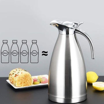 НАСТОЛЬНЫЙ ТЕРМОС-КУВШИН ДЛЯ КОНФЕРЕНЦИЙ С КРЫШКОЙ, 2 Л