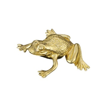Miniaturowa figurka z mosiężną żabą Herbata d