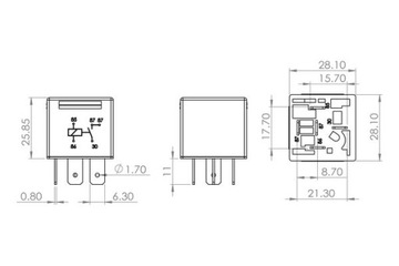 BOSCH RELÉ ELELKTRICKÝ 0 986 AH0 251