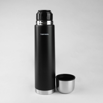 ТУРИСТИЧЕСКИЙ ТЕРМОС ДЛЯ КОФЕ И ЧАЯ, НЕРЖАВЕЮЩИЙ, 1Л