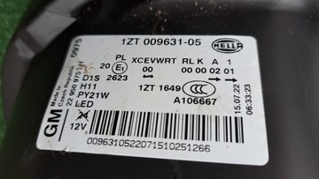 LEVÝ BIXENON OPEL INSIGNIA A 1ZT 009631-05