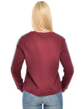 LEE bluza burgundy TAPED SWEATSHIRT _ L