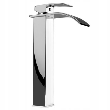 Bateria LOTUS chrom wysoka umywalkowa nablatowa