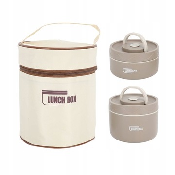LUNCH BOX POJEMNIK OBIADOWY TERMOS NA ŻYWNOŚĆ ZUPĘ