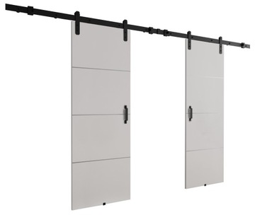Drzwi przesuwne naścienne LOFT DUO PLUS 192