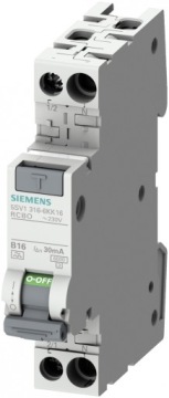 Siemens 5SV1316-6KK10 FI/LS Compact 1p+N 6Ka-тип