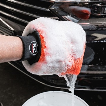 K2 Wash Mitt - Нежная рукавица для мытья автомобиля из микрофибры