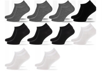 10x STOPKI SKARPETKI MĘSKIE BAWEŁNA PREMIUM 35-38