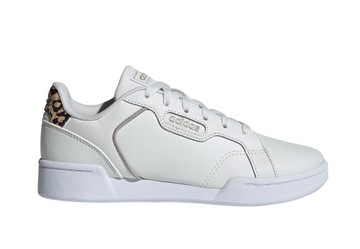 DAMSKIE BUTY ADIDAS ROGUERA 38 BIAŁE SKÓRA TRAMPKI