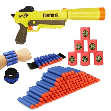 NERF FORTNITE SP-L + dodatki CELE OPASKA STRZAŁKI