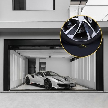 Гаражный уплотнитель, порог ворот 12,5х88 мм - 3 м