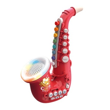 Instrument muzyczny Wczesny Saksofon Czerwony