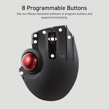 Беспроводная мышь Elecom Trackball, эргономичная мышь.