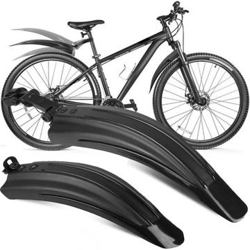 2x BŁOTNIKI DO ROWERU ROWEROWE PLASTIKOWE 24-29
