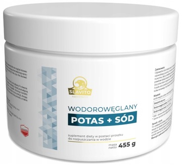 Potas + Sód Wodorowęglany Slavito 455g