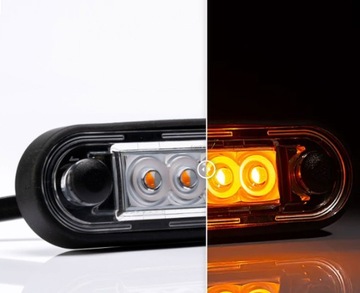 Lampa Obrysowa obrysówka BOCZNA LED ŻÓŁTA FT-073