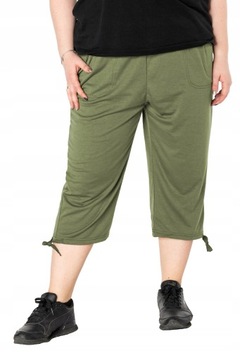 Duże Krótkie Spodenki Damskie Rybaczki 838-8 8XL