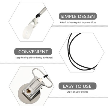 ЗАЖИМ ДЛЯ ЗАКРЕПЛЕНИЯ ПОВОДКА К СЛУХОВОМУ АППАРАТУ РЕБЕНКА