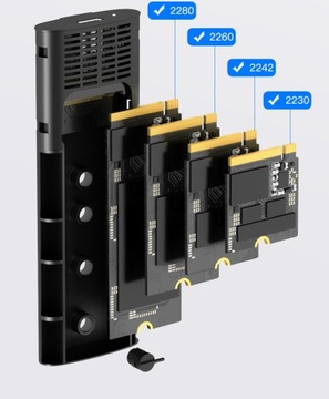 Корпус адаптера для внешнего SSD-накопителя M.2 NVME